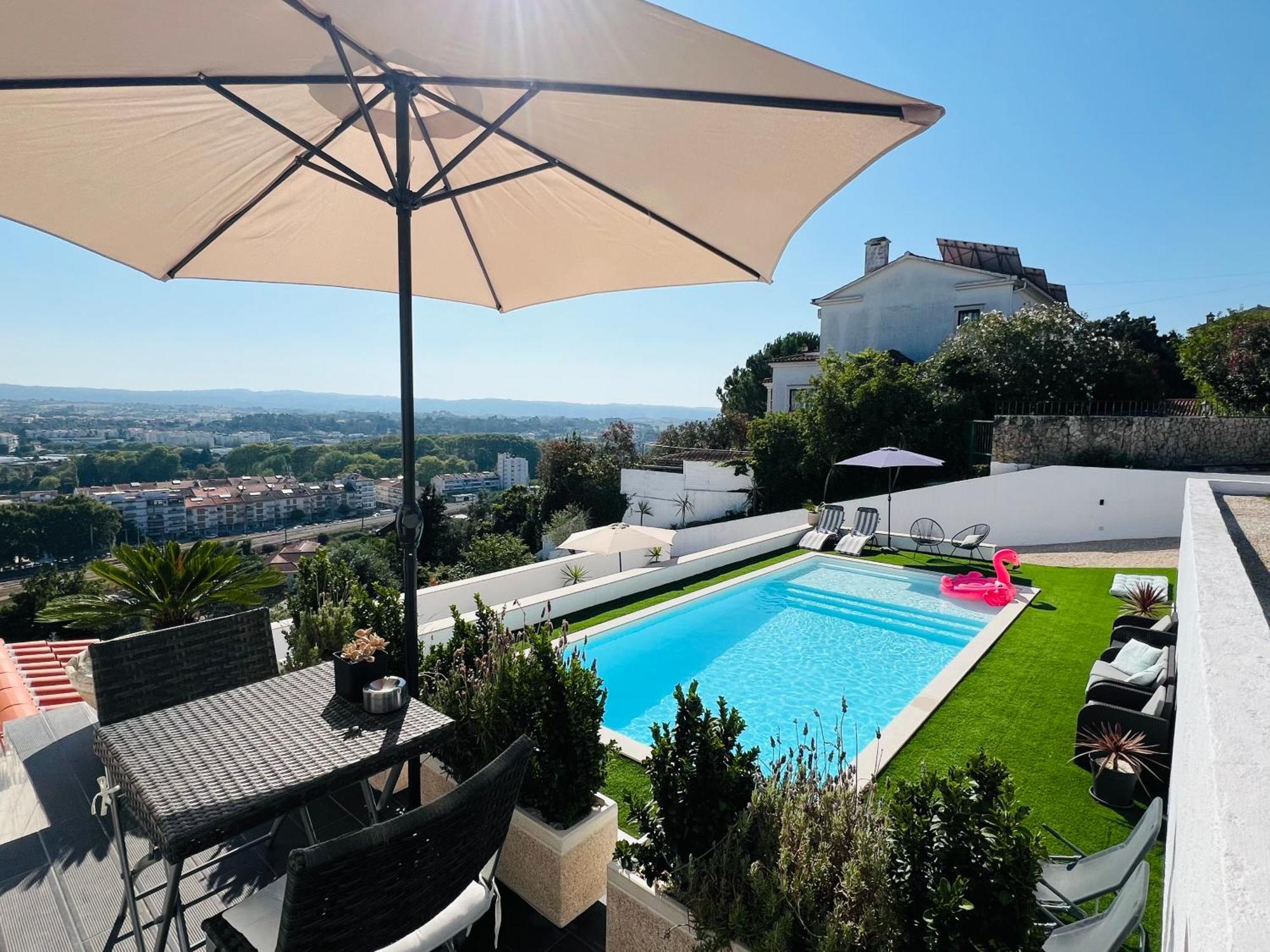 Vila Pombal Tomar Apartments - Pool & City Views Luaran gambar